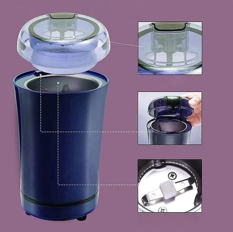 ⚡ One-Touch Multi-Purpose Electric Grinder - Coffee, Spices, Nuts & More!