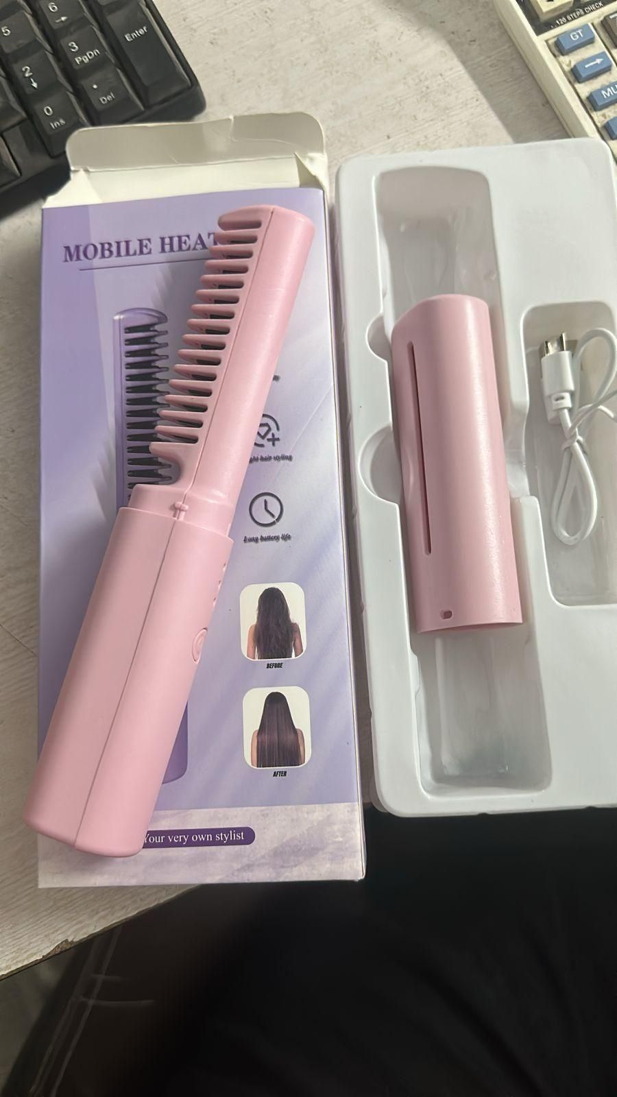 đ Meneflix Portable Mini Hair Straightener | 30s Heat-Up